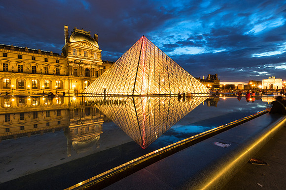 0 Louvre Palace and Pyramid3, Paris, France