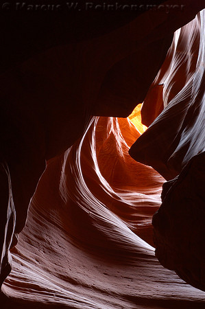 Slot Canyon, Upper Antelope Canyon, Page, Arizona