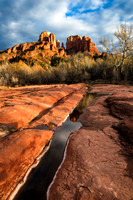 Cathedral Rock Reflection Pools Sedona Arizona 2
