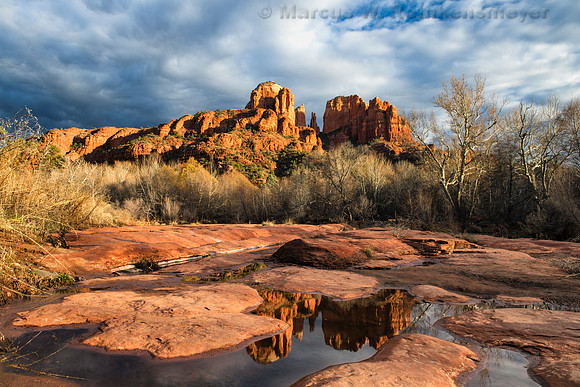 Cathedral Rock Reflection Pools Sedona Arizona 1