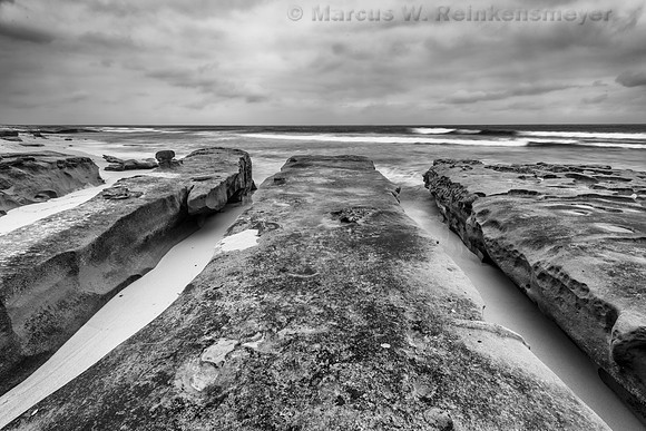 Juttting Seashore Ledges LaJolla CA