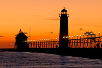 Grand Haven Lighthouse and Pier, Michigan