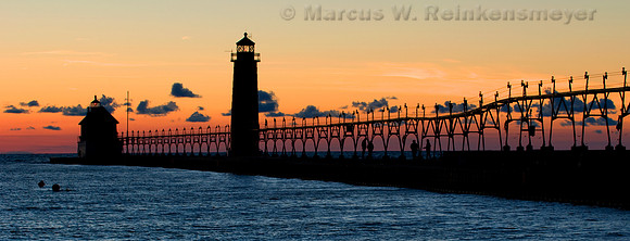 Grand Haven Lighthouse and Pier, Michigan