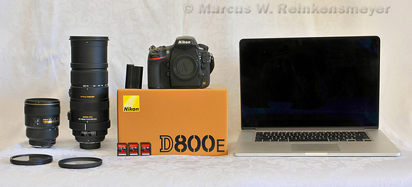 Nikon D800E, Lenses and Apple Mac Pro Laptop Computer