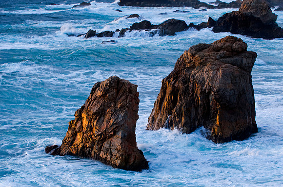 Sea Stacks at Sunset 2, Garrapata State Park, California