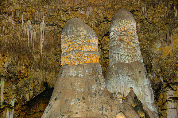 Carlsbad Caverns Twin Formations