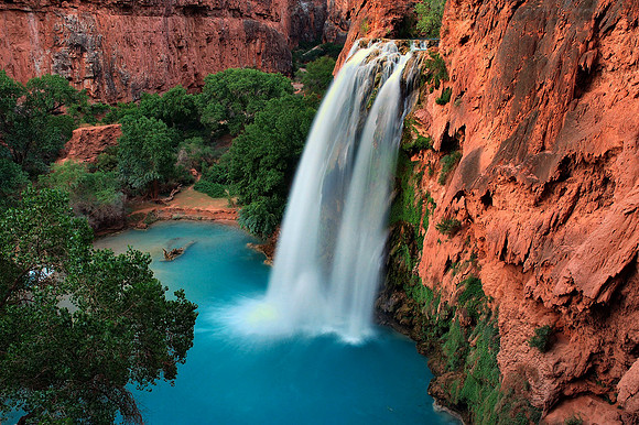 Havasu Falls, Arizona, cover shot for Nature Photographer magazine, Summer, 2008.