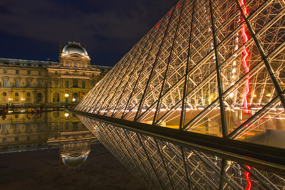 0 Louvre Palace and Pyramid 7, Paris, France