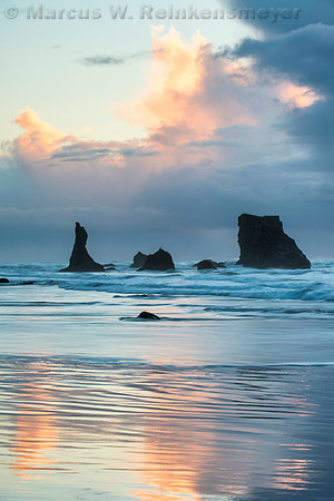 Dusk Touch  Bandon Beach Oregon