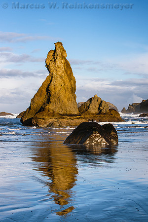 Sea Stack  Bandon Beach Oregon 1