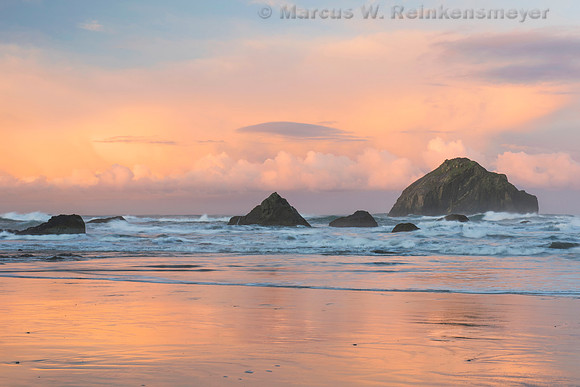 Mirror Bandon Beach Oregon 7