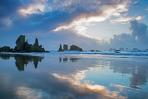 Mirror, Bandon Beach,  Oregon
