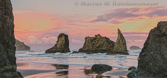 Passageway, Bandon Beach, Oregon,  3 HDR