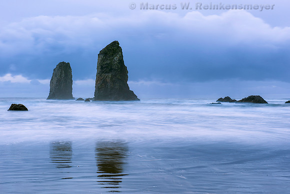 Cannon Beach, Oregon,  Dusk 1