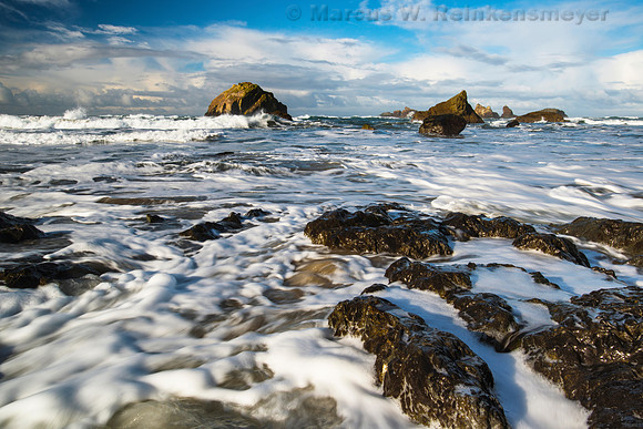 Sea Foam Bandon Beach Oregon