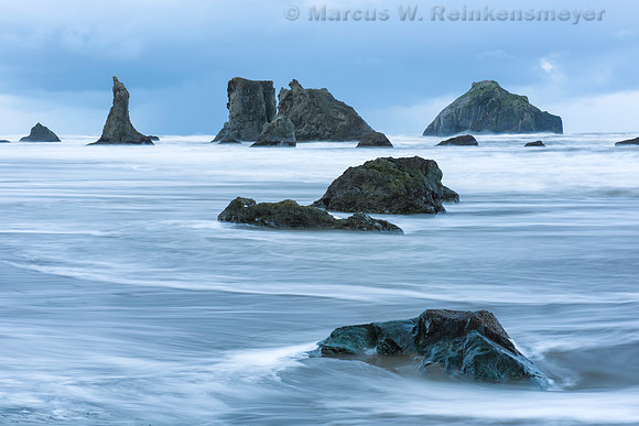 Misty Surf,  Bandon Beach, Oregon 1