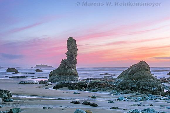 Pastel Dusk,  Bandon Beach Oregon