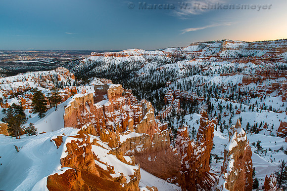 Sunset at Sunrise Point Bryce Canyon National Park Utah