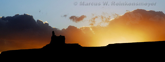 Buttes at sunset, at the Valley of Gods, located in southern Utah.