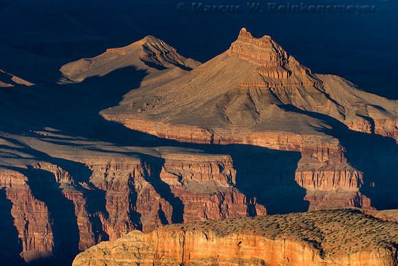 Crevice Aglow,  Grand View,  Grand Canyon, Arizona 2