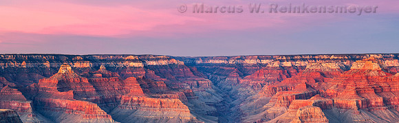 Crevice, Bright Angel View Point, Grand Canyon, Arizonan 2 pano