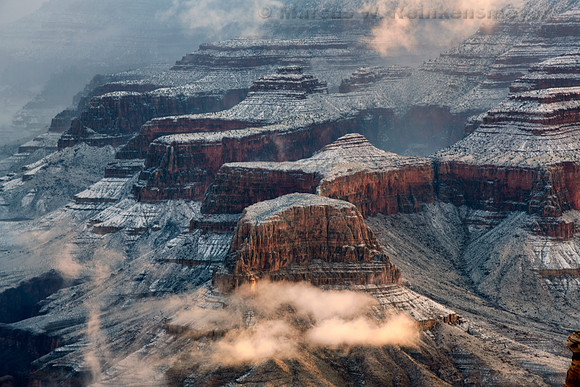 Shrouded Layers, Grand Canyon National Park, Arizona 1