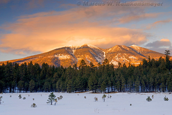 Peaks Aglow, Flagstaff, Arizona