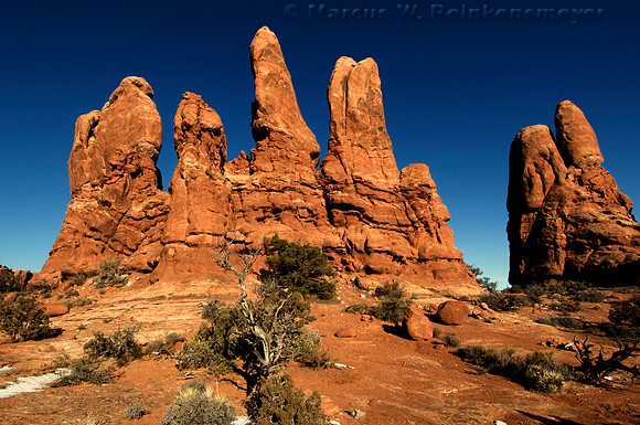 Pillars, Arches National Park, Utah