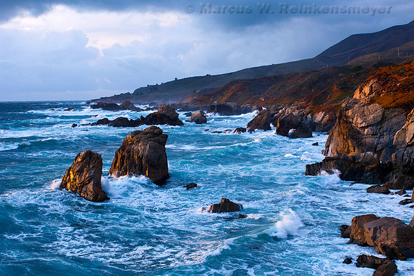 Sea Stacks at Sunset 1, Garrapata State Park, California