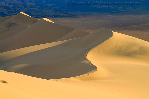 The Eureka Dunes, located in Death Valley National Park, California