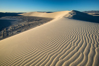 White Sands Gold on Blue