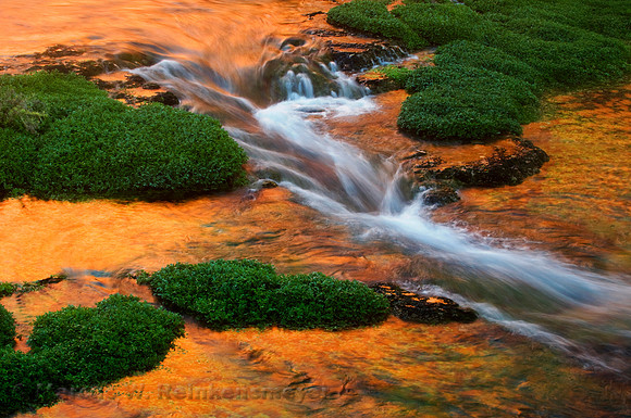 Canyon Wall Reflections 2, Rock Falls, Arizona