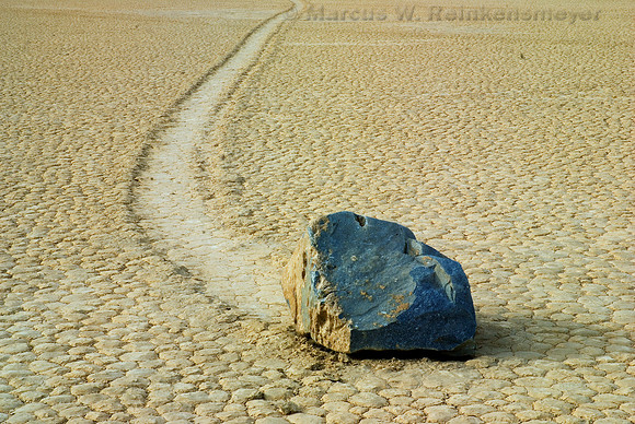 Sliding Into Place, he Race Track, Death Valley National Park, California