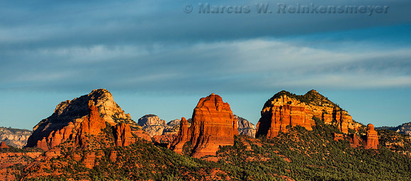 Sedona Red Rocks in First Light