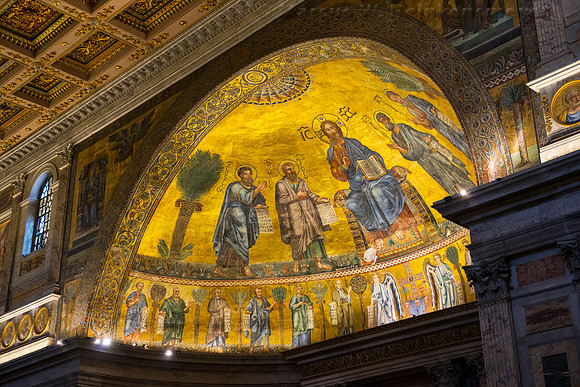Basilica of Saint Paul, Rome, Italy 3, Apse, Mosaic