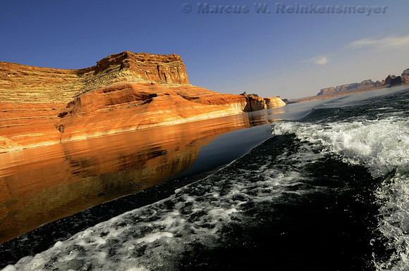Speedboat Perspective, Lake Powell, Arizona-Utah Border