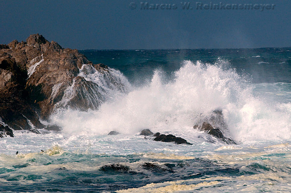 Crashing Waves at Bird Island, Pepple Beach, California