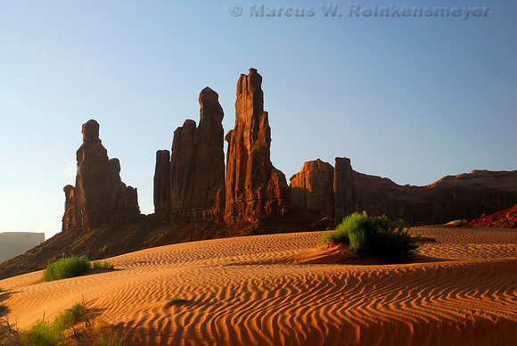 Totems at Dawn, Monument Valley, Arizona-Utah Border
