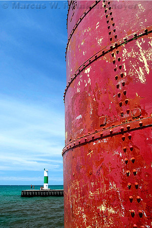 South Pier Lighthouse, Lake Michigan, South Haven, Michigan