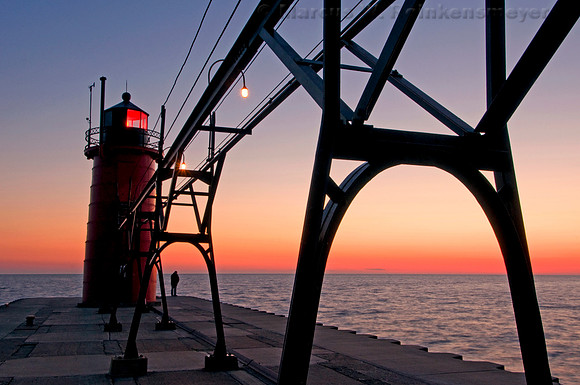 Pier at South Lighthouse, South Haven, Michigan