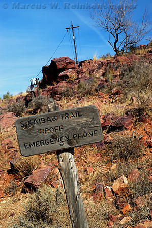 Telecommunications,  Kaibab Trail to Phantom Ranch, Grand Canyon National Park, Arizona